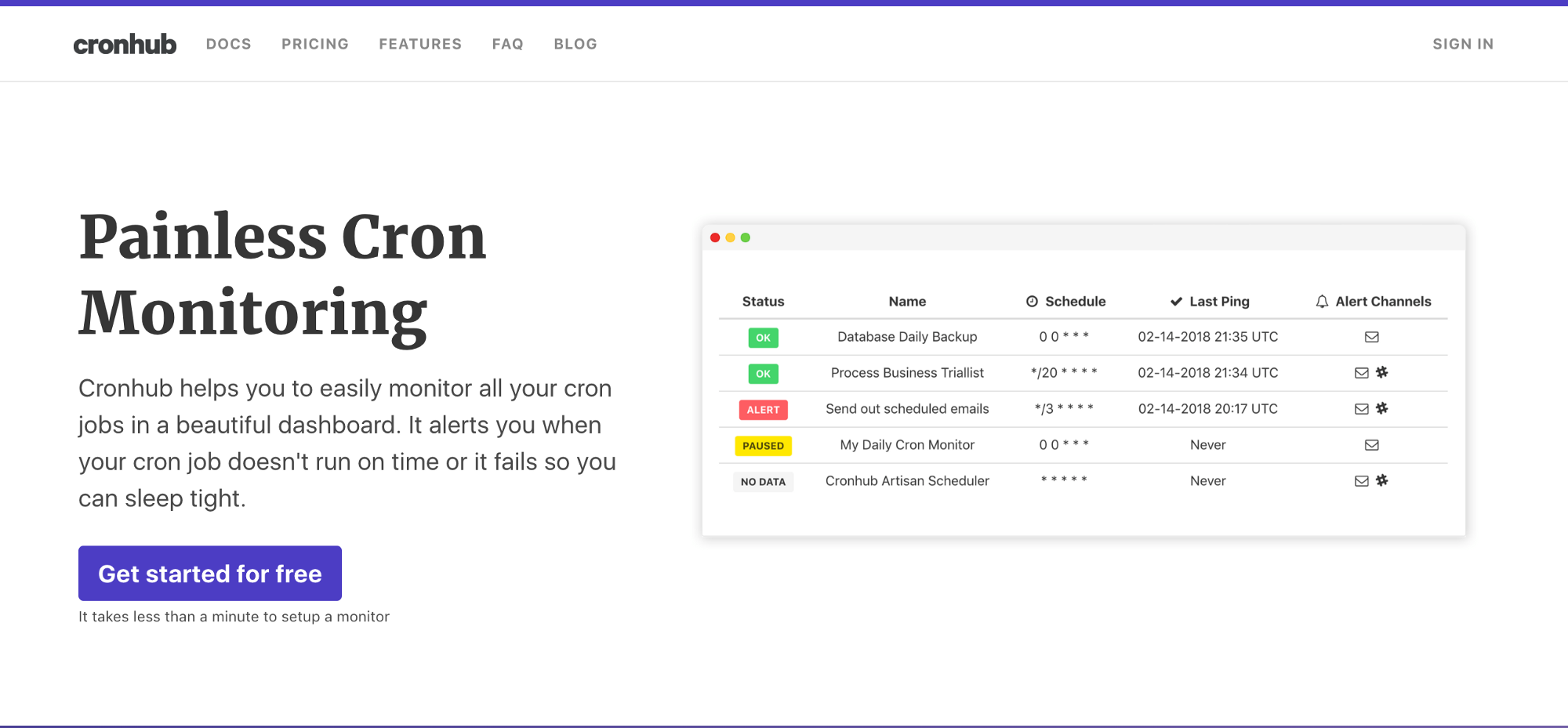 How to create and monitor scheduled tasks in Laravel applications