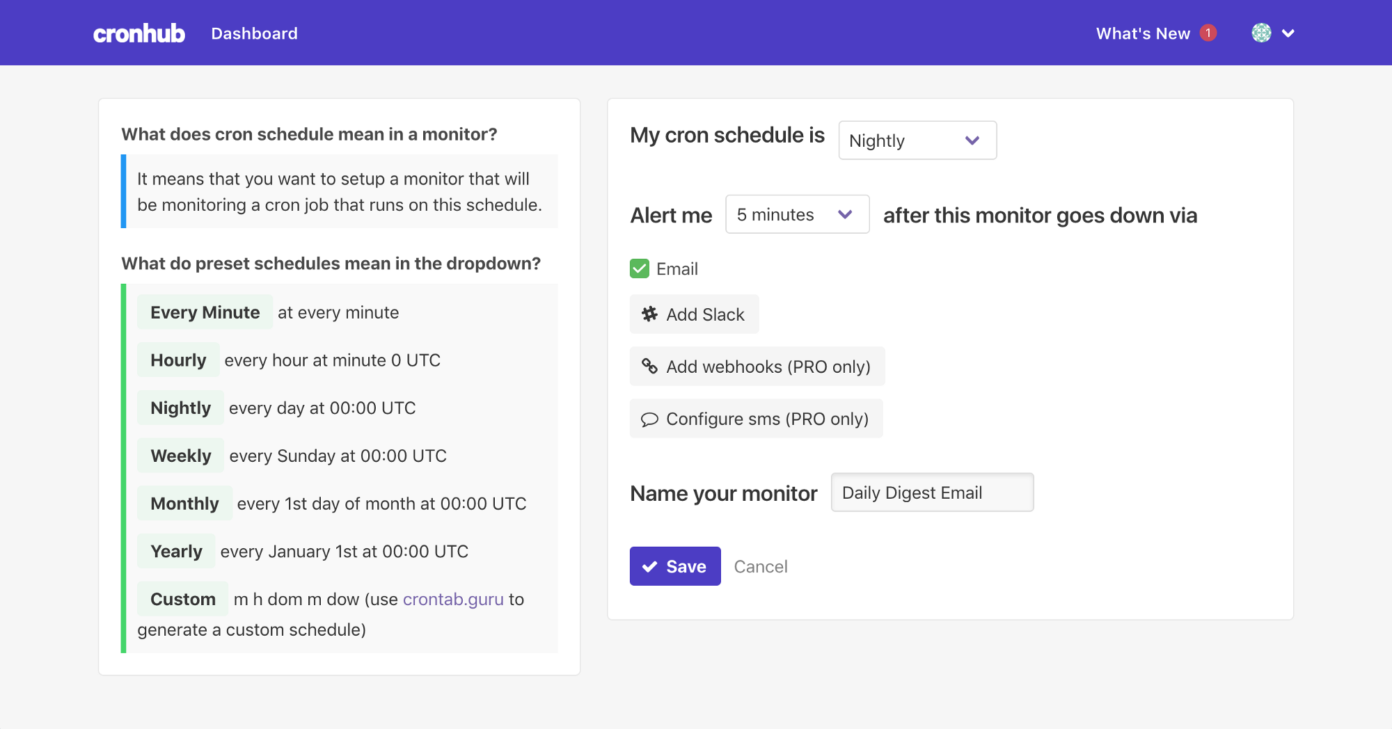 How to create and monitor scheduled tasks in Laravel applications